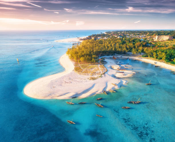 The sandbank at golden hour