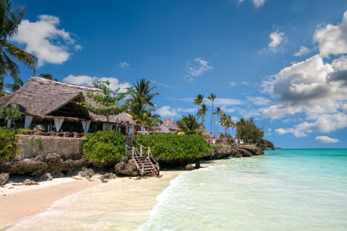 A cottage above the tideline