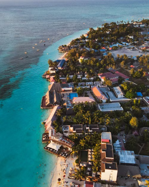 Nungwi from the air
